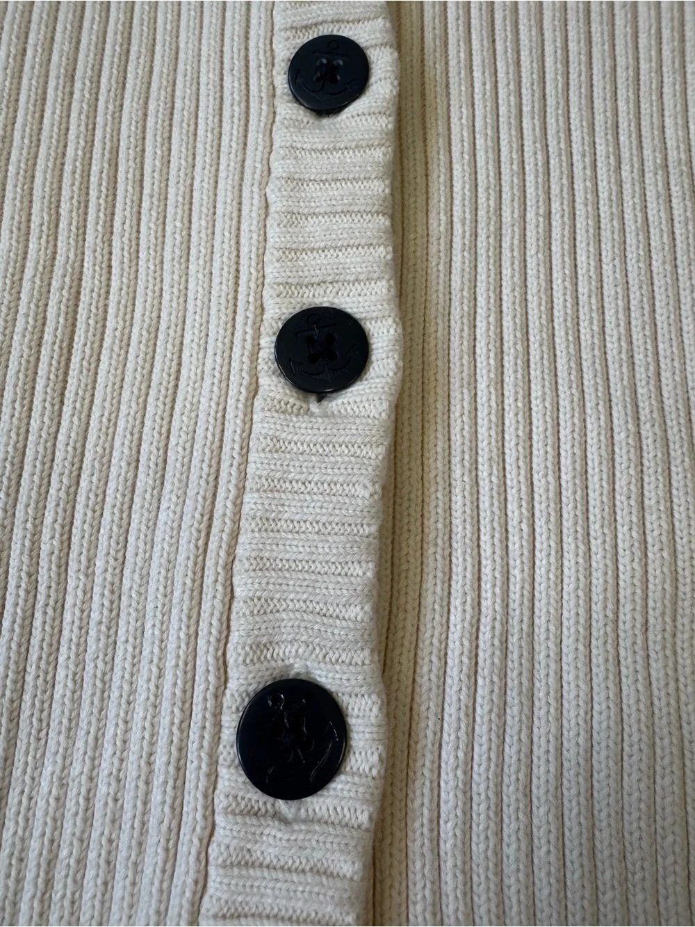 Vintage Lauren Ralph Lauren Ribbed Knit Cardigan Sweater Crest